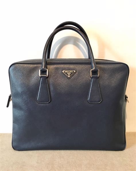 prada pc bag|Prada leather laptop bag.